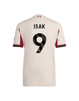 ISAK ##9 Liverpool Away Match Jersey Player Version 2025/26