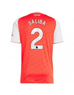 SALIBA #2 Arsenal Home Jersey 2025/26 - [Super Replica]