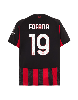 FOFANA #19 AC Milan Home Jersey 2025/26 - [Super Replica]
