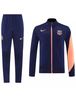 Barcelona Training Tracksuit Kit(Jacket+Pants) Navy&amp;Orange 2025/26