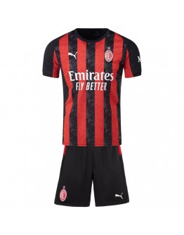 Kids AC Milan Home Jersey Kit 2025/26