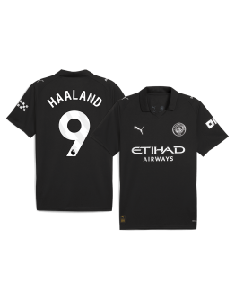 HAALAND #9 Manchester City Away Jersey 2025/26