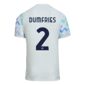 DUMFRIES #2 Inter Milan Away Match Jersey Player Version 2025/26