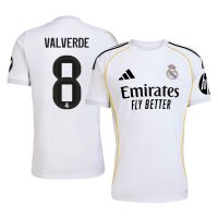 VALVERDE #8 Real Madrid Home Jersey 2025/26 - [Super Replica]
