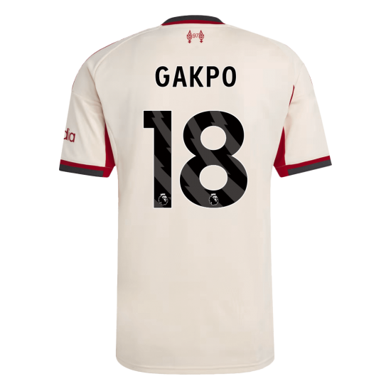 GAKPO #18 Liverpool Away Jersey 2025/26