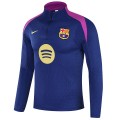 Kids Barcelona 1/4 Zipper Sweat Kit(Top+Pants) Navy 2025/26