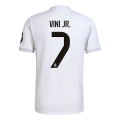 VINI JR. #7 Real Madrid Home Match Jersey Player Version 2025/26