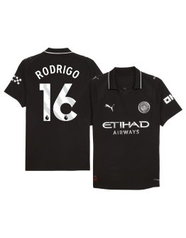 RODRIGO #16 Manchester City Away Match Jersey Player Version 2025/26