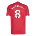 B.FERNANDES #8 Manchester United Home Jersey 2025/26
