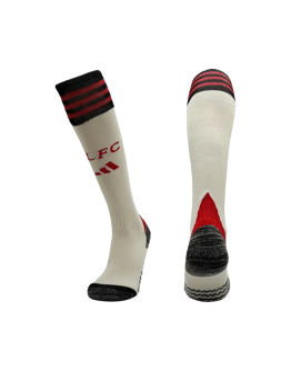 Liverpool Away Soccer Socks - White 2025/26