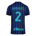 DUMFRIES #2 Inter Milan Home Jersey 2025/26