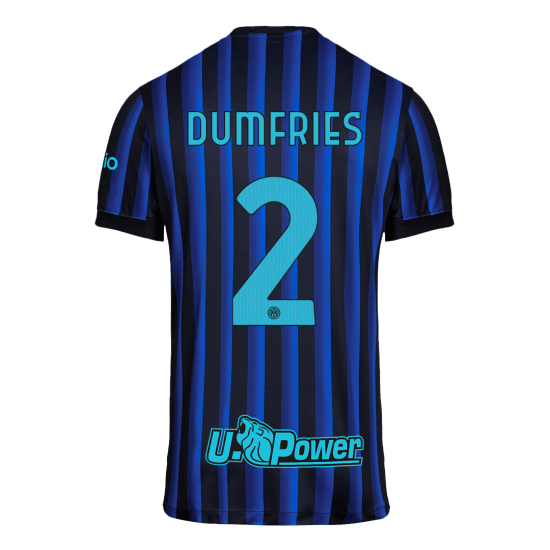 DUMFRIES #2 Inter Milan Home Jersey 2025/26