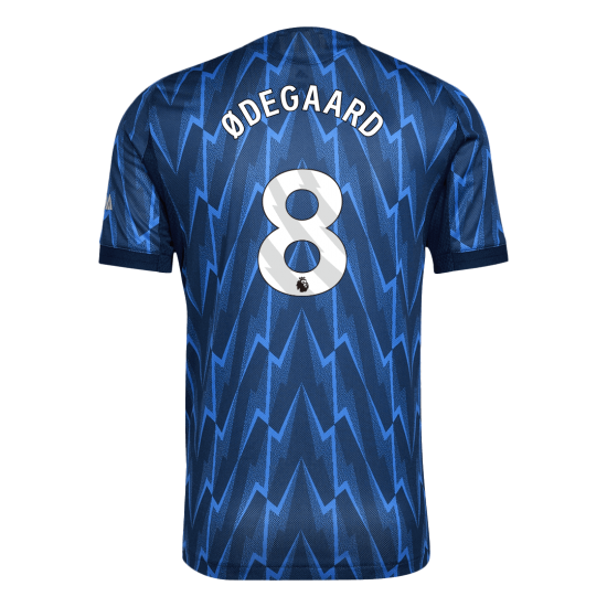 ØDEGAARD #8 Arsenal Away Match Jersey Player Version 2025/26
