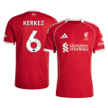 KERKEZ #6 Liverpool Home Jersey 2025/26