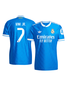 VINI JR. #7 Real Madrid Third Away Match Jersey Player Version 2025/26