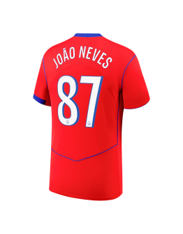 JOÃO NEVES #87 PSG Third Jersey 2025/26