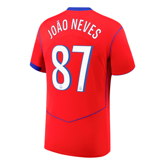 JOÃO NEVES #87 PSG Third Jersey 2025/26