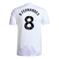 B.FERNANDES #8 Manchester United Away Match Jersey Player Version 2025/26