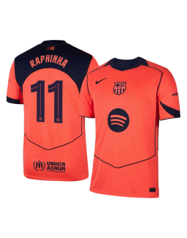 RAPHINHA #11 Barcelona Third Away Jersey 2025/26