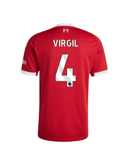 VIRGIL #4 Liverpool Home Jersey 2025/26
