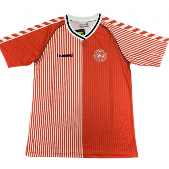 Classic Denmark Home Jersey 1986