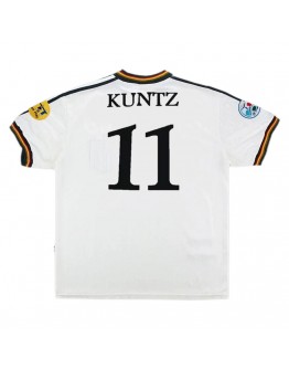 Germany KUNTZ #11 Retro Jersey Home Euro Cup 1996
