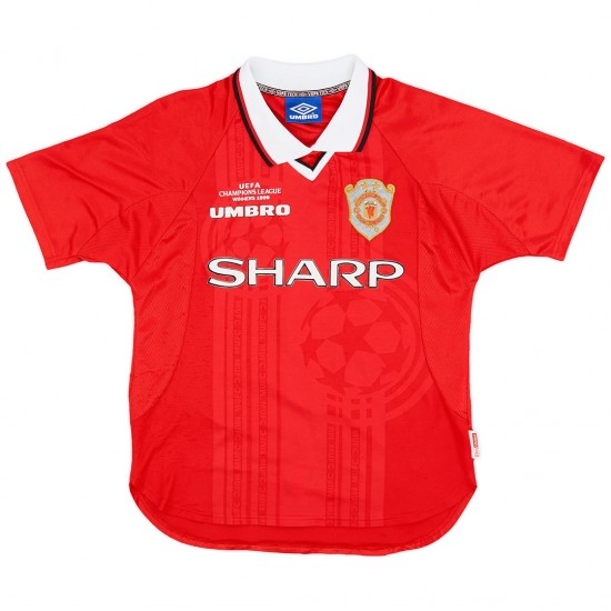 Manchester United UCL Final Retro Jersey Home 1999/00