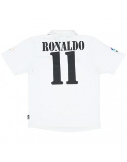 RONALDO #11 Real Madrid Retro Jersey Centenary Home 2002/03
