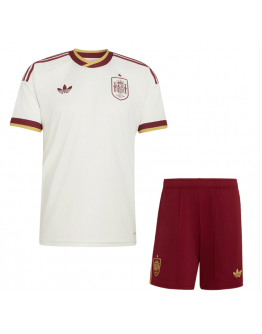 Spain Away Kids Soccer Jerseys Kit World Cup 2026